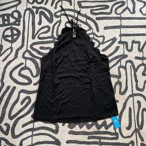 Scalloped High Neck Cami